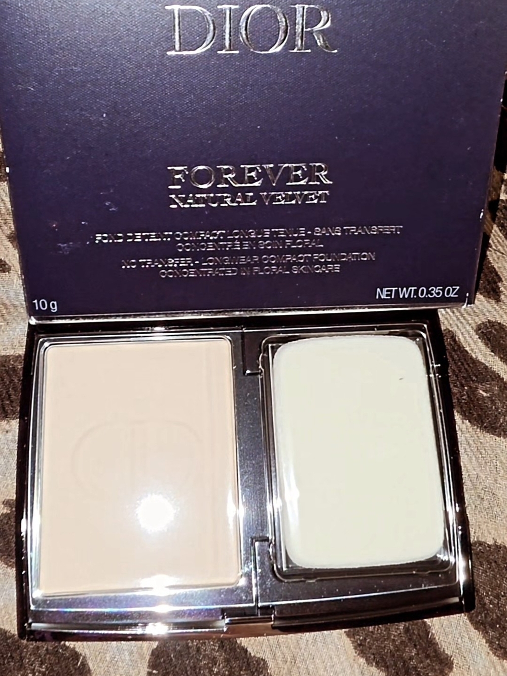 Dior Compact Powder Duo in Light Beige and White